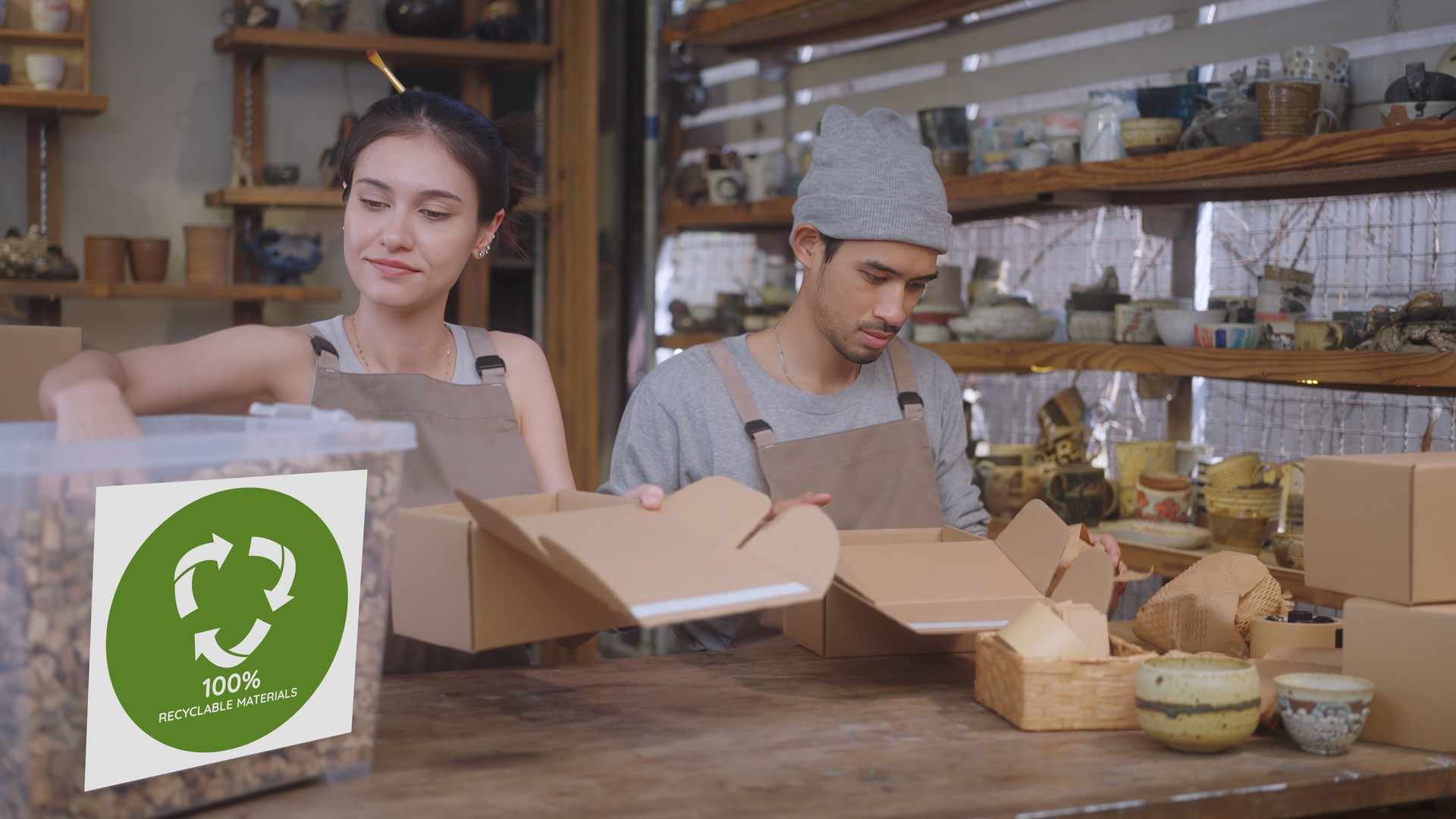 Eco-Friendly Packaging in Ceramics Business, Green Initiative